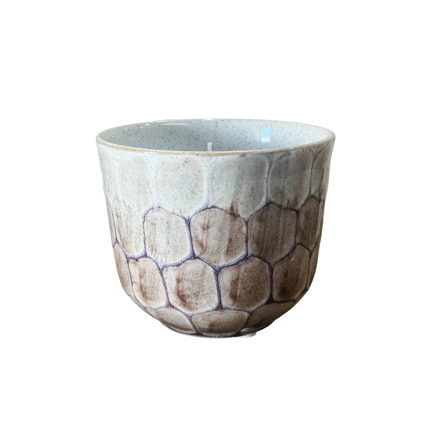 Finch Ceramic Candle Jar - Sandalwood - Elemental