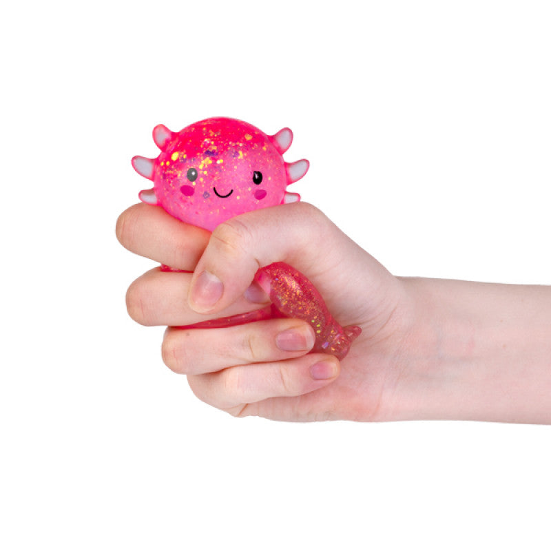 Squishy Glitter Axolotl - Assorted Colours