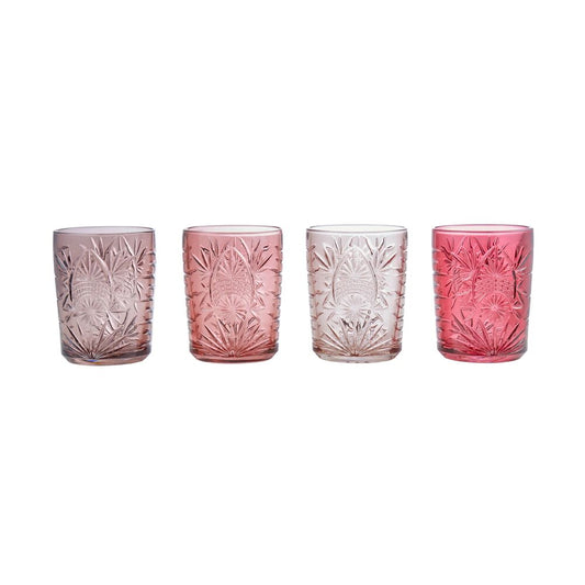 Match & Color Pink Tones - Set 4 Tumblers - Deb's Hidden Treasures