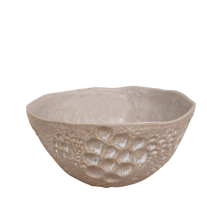 Acheron Stone Mottled Sand Bowl - Deb's Hidden Treasures