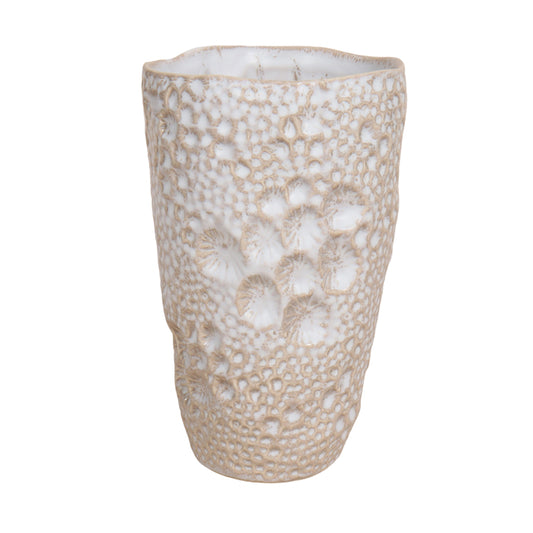 Acheron Stone Mottled Sand Vase