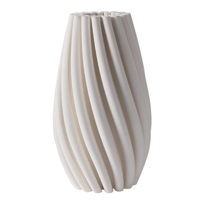 Nord Ceramic White Swirled Vase - Various Sizes - Pure Homewares