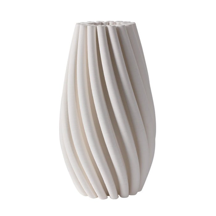 Nord Ceramic White Swirled Vase - Various Sizes - Pure Homewares