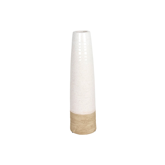 Denver Cream/Taupe Narrow Vase - Various Sizes - Deb's Hidden Treasures