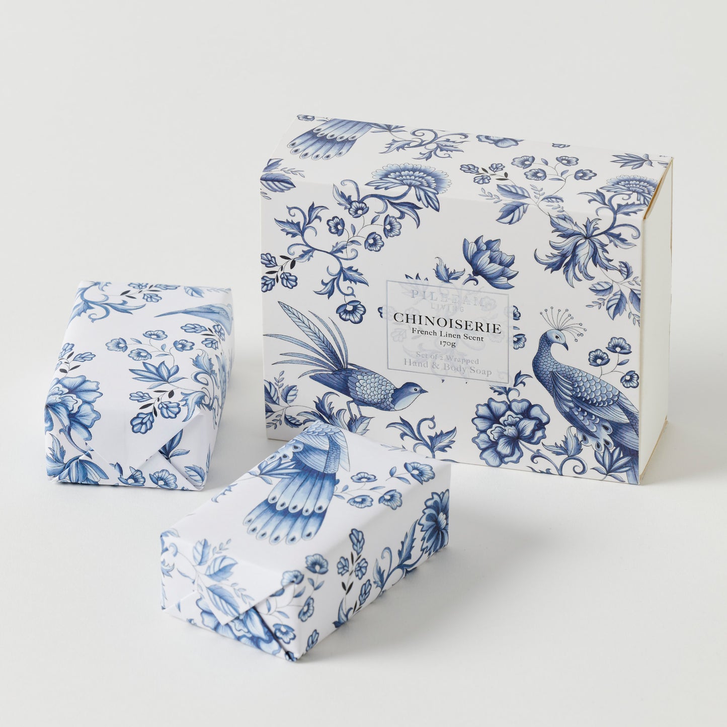 Chinoiserie Scented Soap Gift Set of 2 - Pilbeam Living