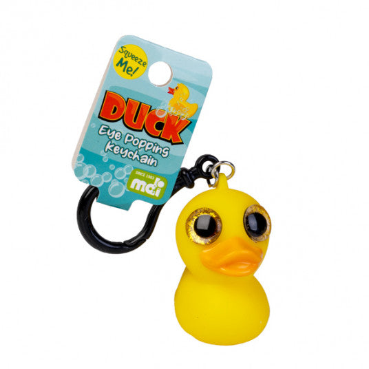 Eye Popping Duck Key Chain