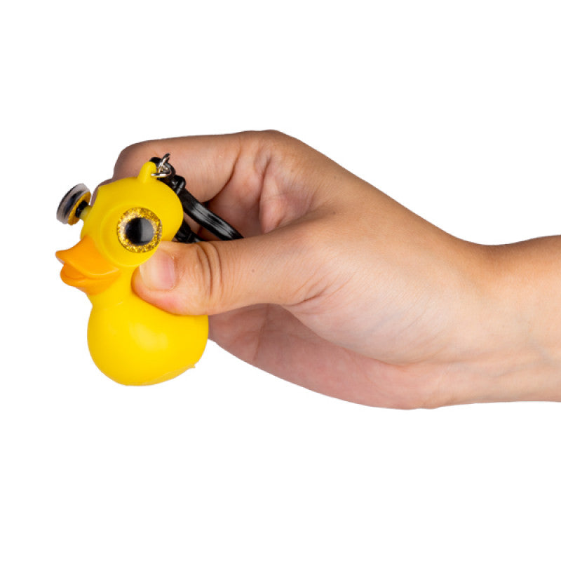 Eye Popping Duck Key Chain