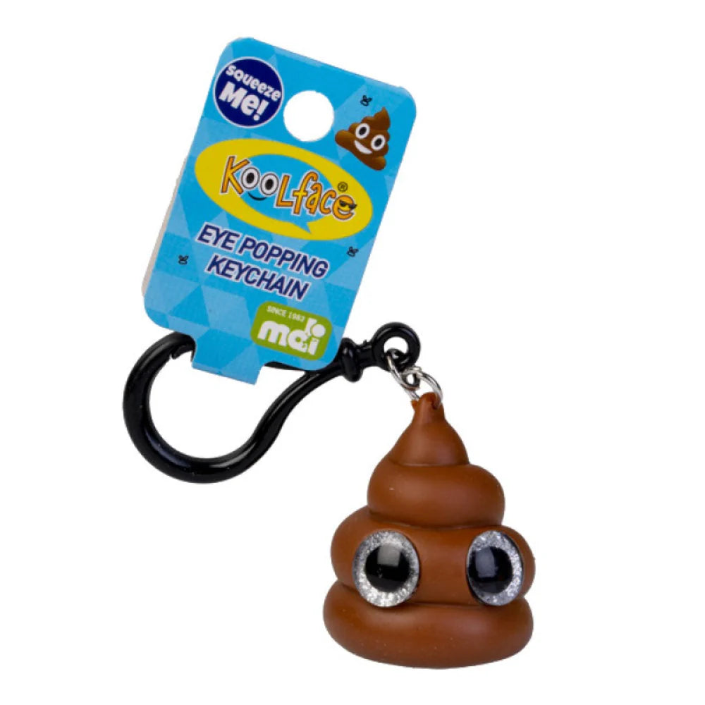 Eye Popping Poo Keychain - Deb's Hidden Treasures