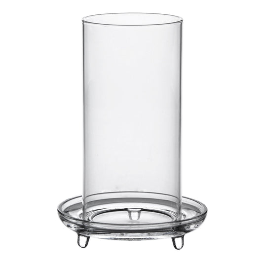 Lance Clear Glass Hurricane Pillar Vase - Various Sizes - Pure Homewares