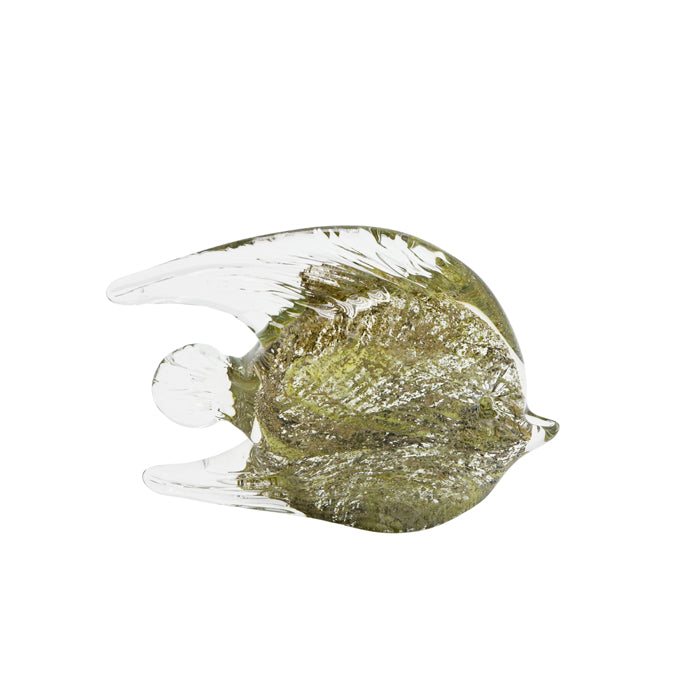 Olive Glass Fish - Various Sizes - Deb's Hidden Treasures