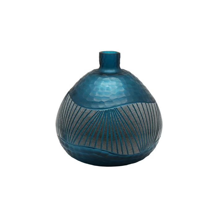 Fonda Glass Etch Vase - Various Sizes - Deb's Hidden Treasures