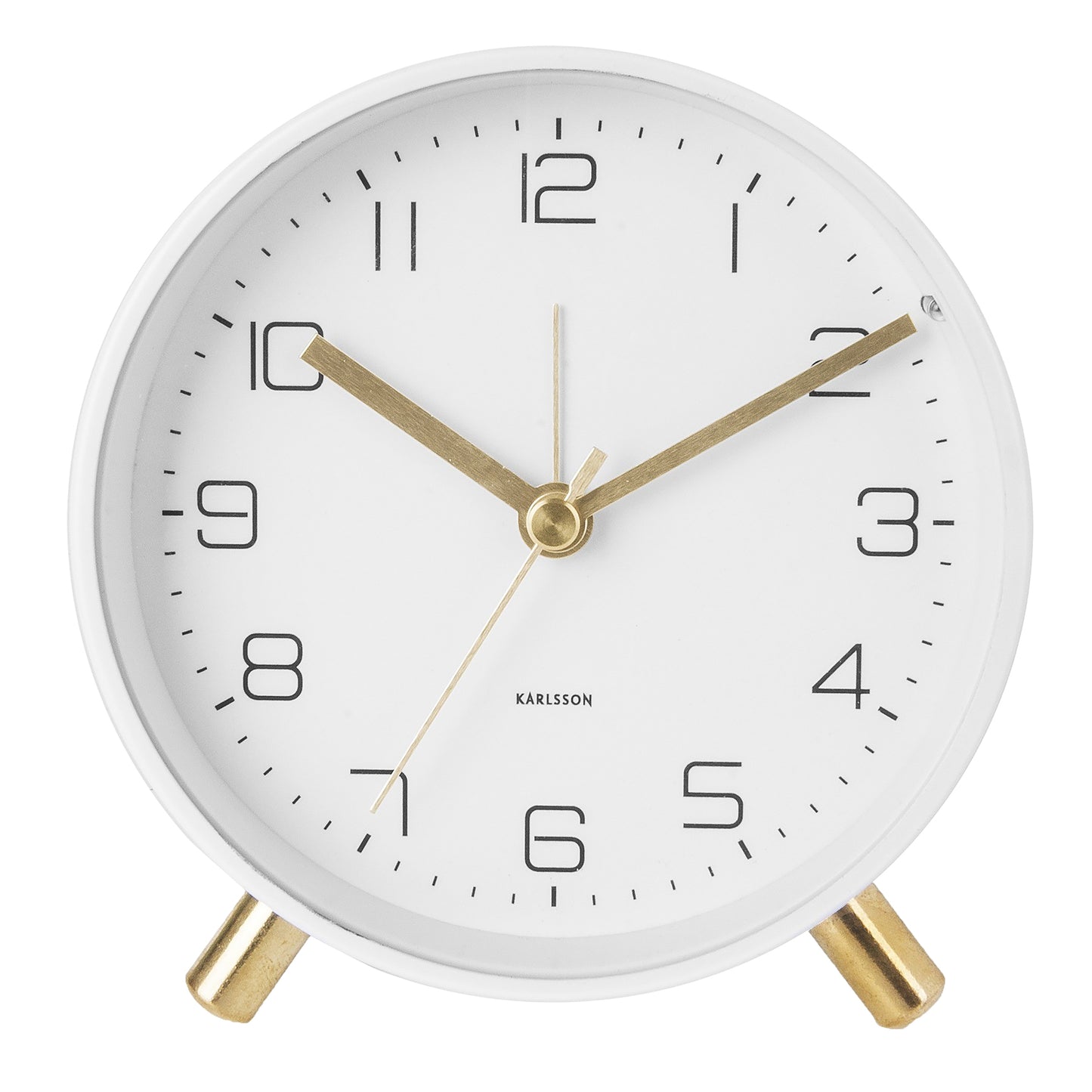 Lofty Alarm Clock - White - Deb's Hidden Treasures