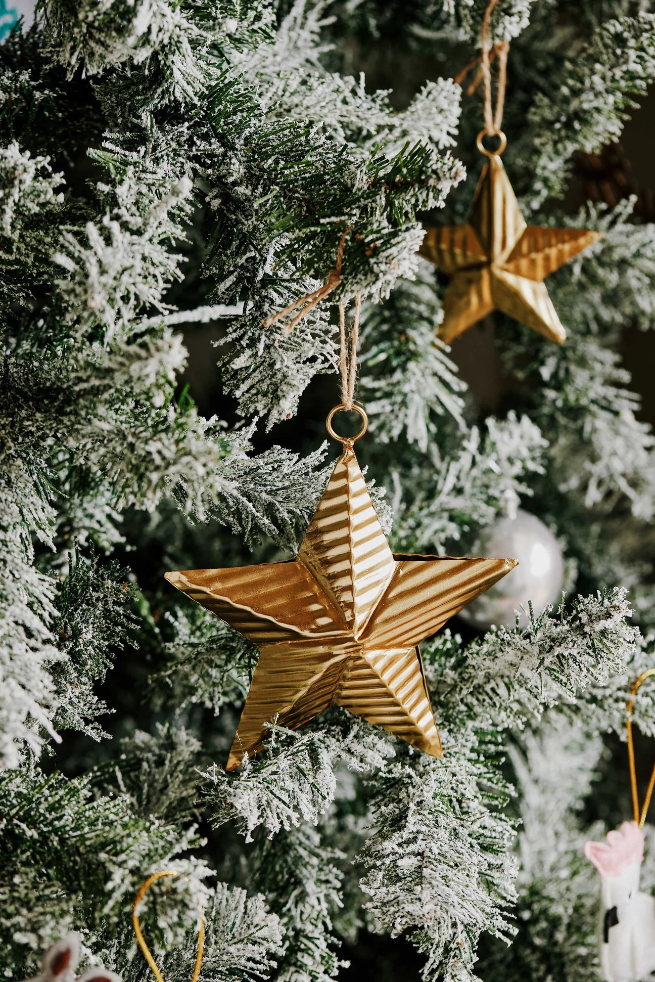 Gold Star Christmas Decoration - Large