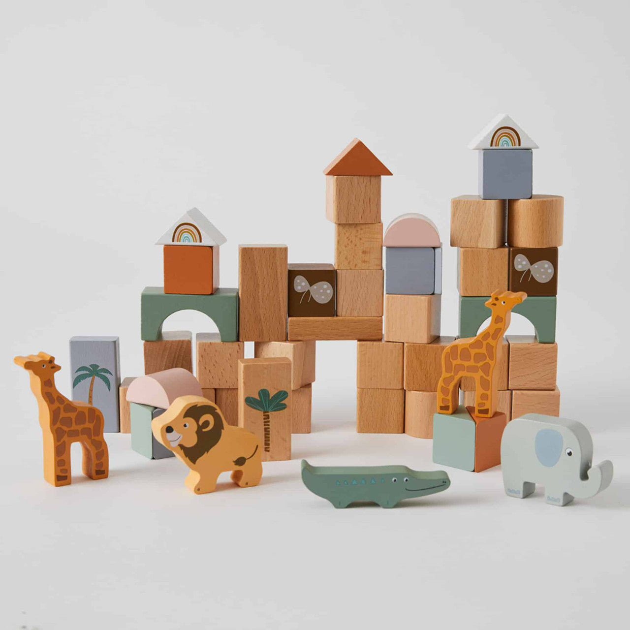 Africa Blocks - 50 piece Set - Deb's Hidden Treasures