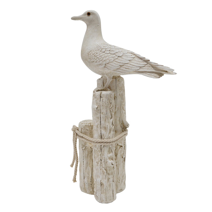 Victor Resin Seagull on Perch - Various Sizes - Pure Homewares