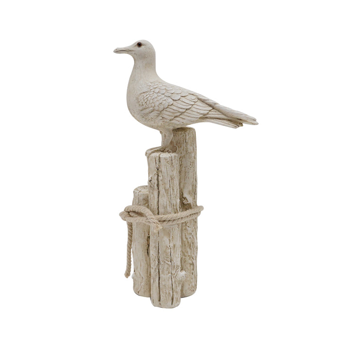 Victor Resin Seagull on Perch - Various Sizes - Pure Homewares