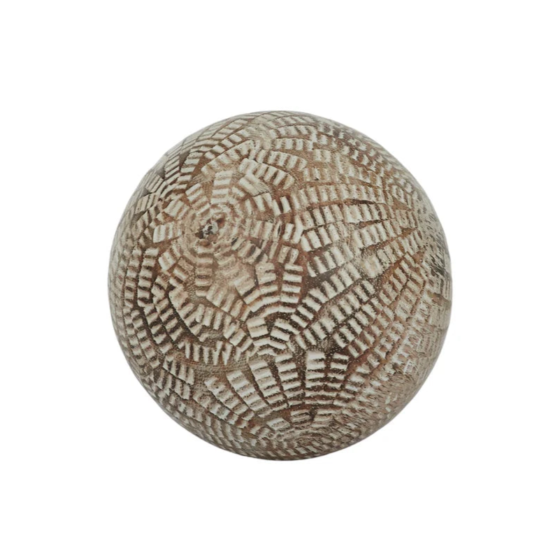 Bicheno Wood Deco Ball 7cm - Coast to Coast