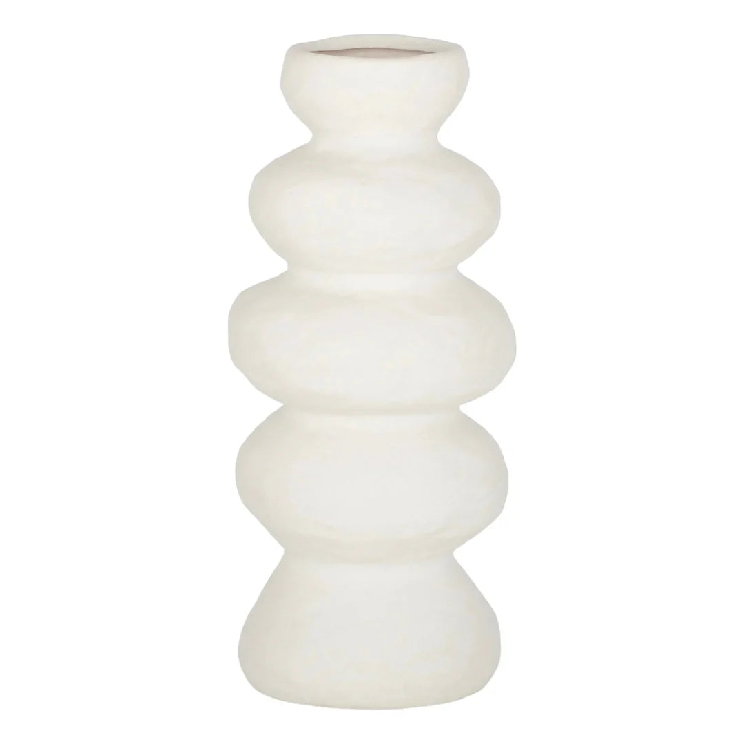 Ravella Ceramic Vase White - Various Sizes - Coast to Coast