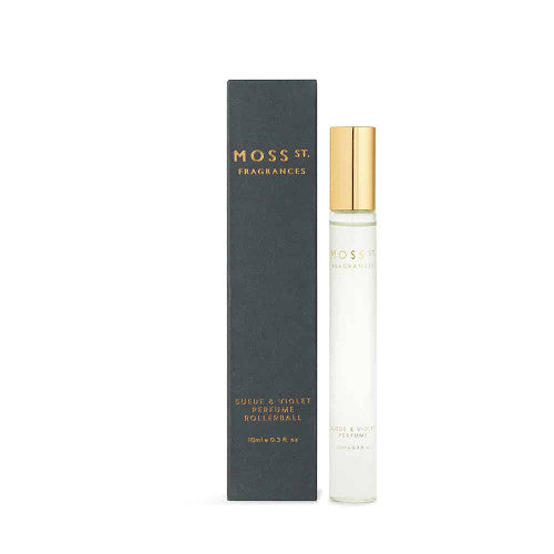 Suede & Violet Perfume Rollerball - Moss St Fragrances