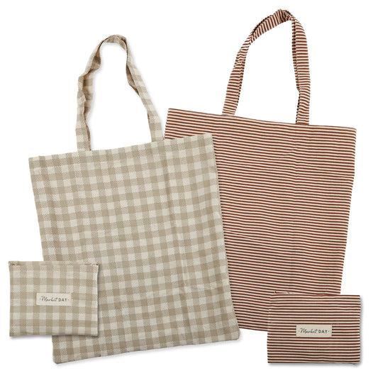 Piper Folding Cotton Tote - Assorted Styles - Coast to Coast