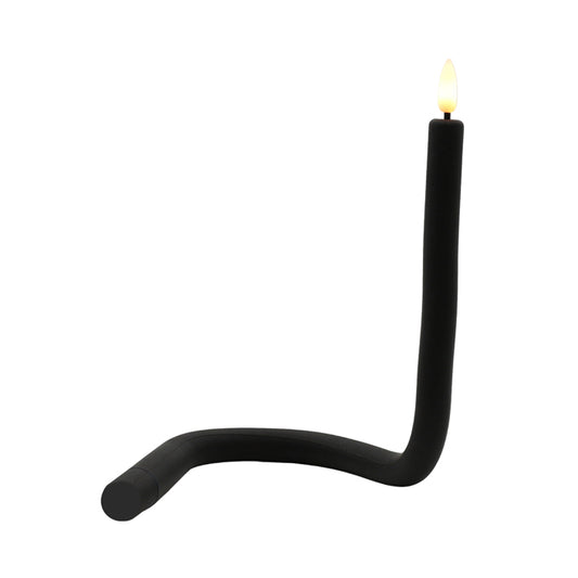 Fiske LED Twist Candle - Black