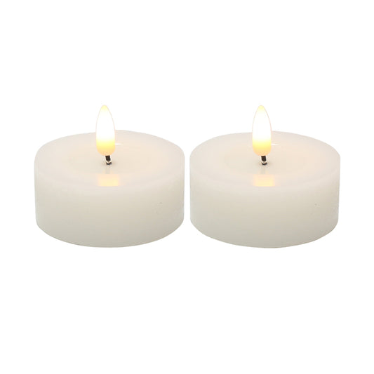 Flash LED Tealight 6.5cm Set of 2