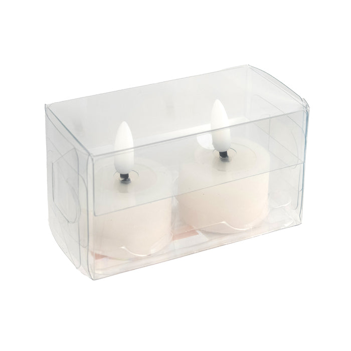 Flash LED Tealight 4cm Set of 2