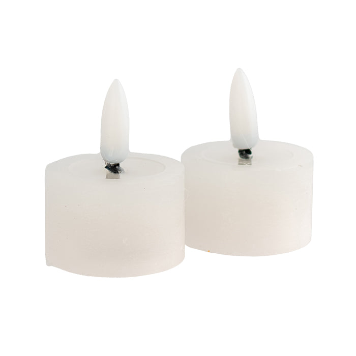 Flash LED Tealight 4cm Set of 2