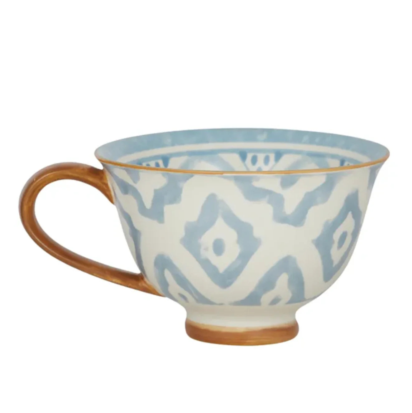 Aleah Ceramic Jumbo Teacup - Blue