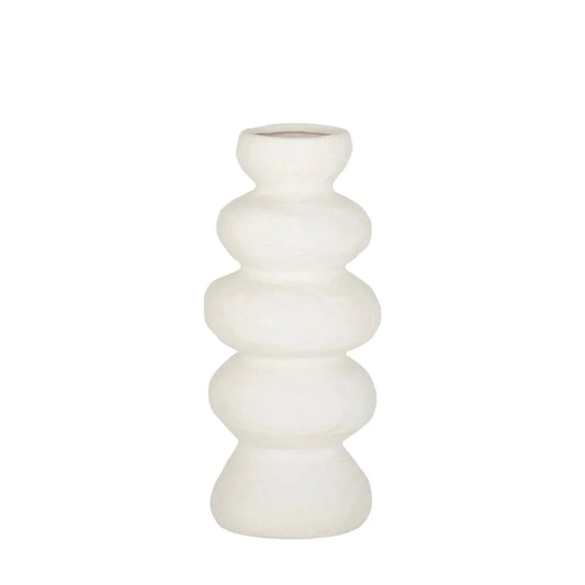 Ravella Ceramic Vase White - Various Sizes - Coast to Coast