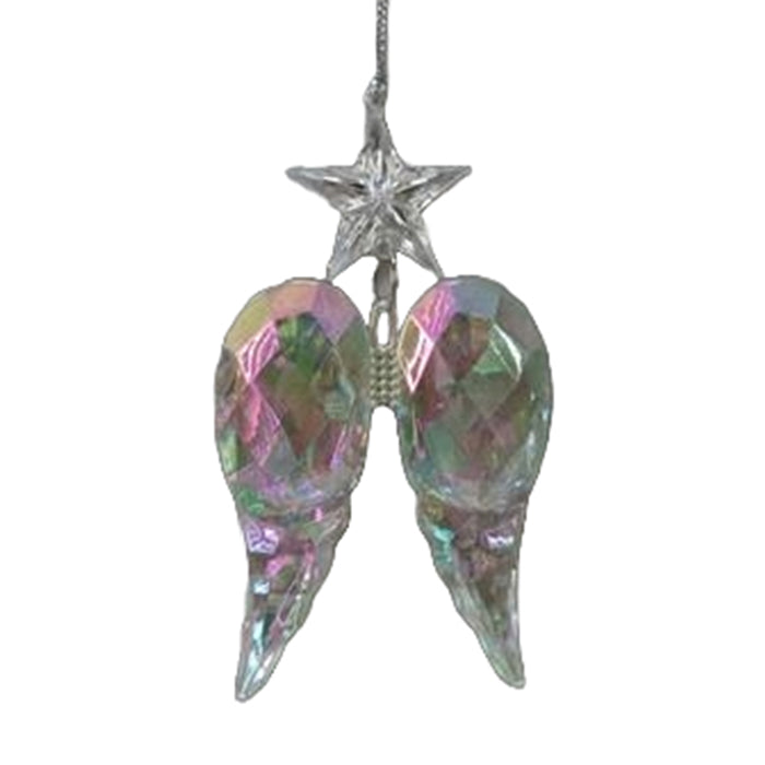 Iridescent Wings Christmas Tree Decoration