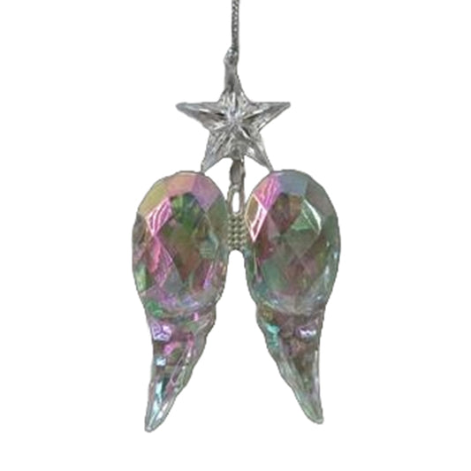 Iridescent Wings Christmas Tree Decoration