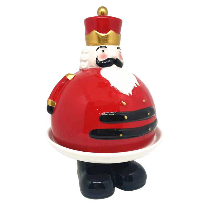 Red Christmas Nutcracker Cloche