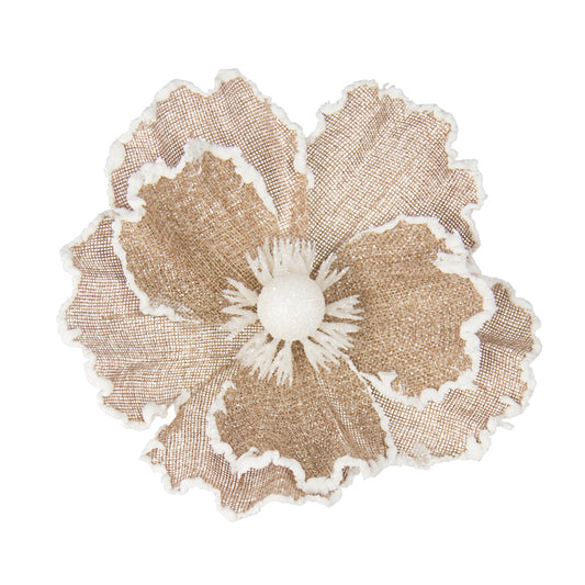 Clip-On Magnolia - Natural/White