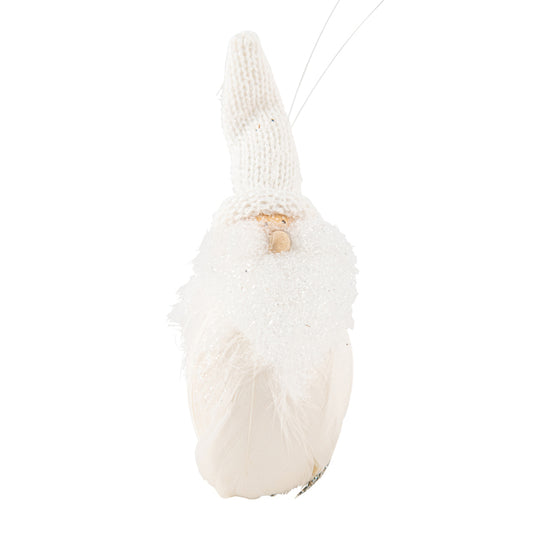 White Santa Christmas Tree Decoration