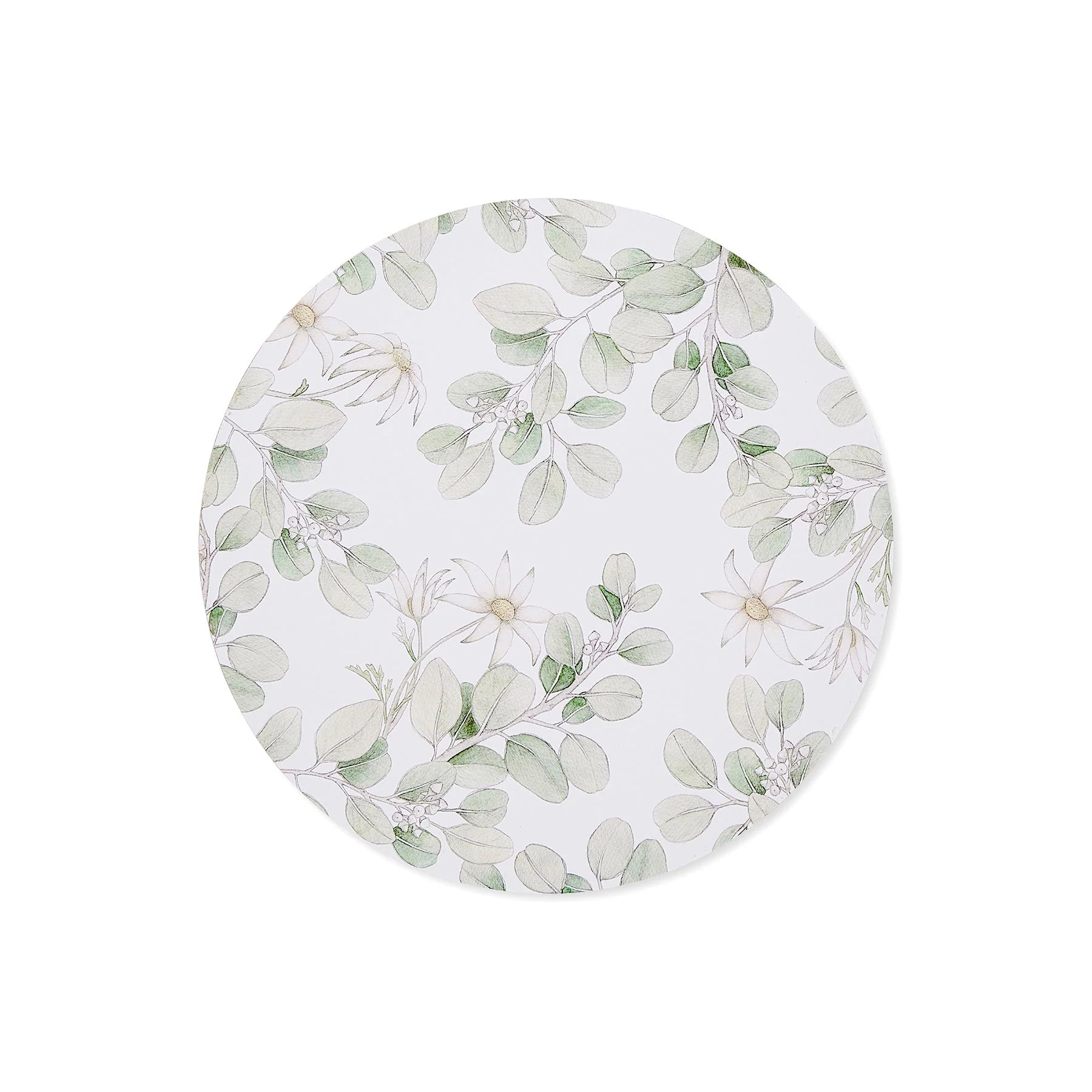 Flannel Flower Round Placemat - Set of 4 - Deb's Hidden Treasures