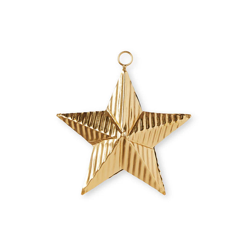 Gold Star Christmas Decoration - Large