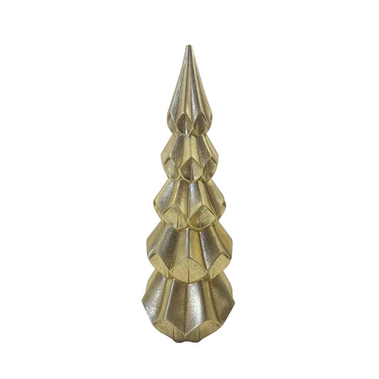 Gold Origami Resin Christmas Tree - Various Sizes