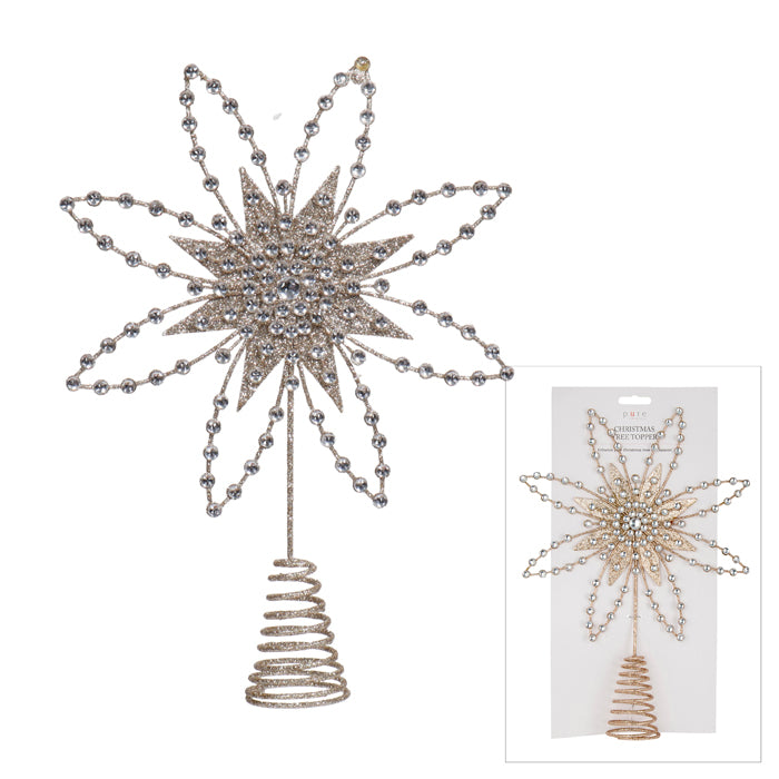 Flowerburst Christmas Tree Topper