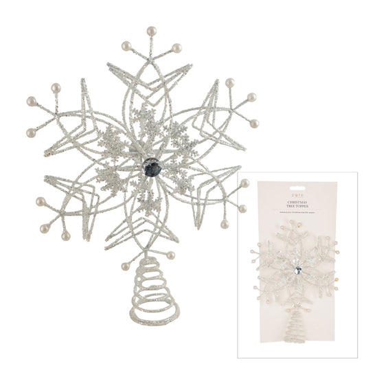 Christmas Tree Topper - White