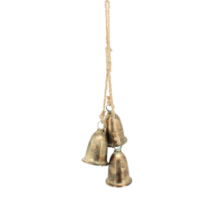 3 Metal Balls on Rope - Bronze
