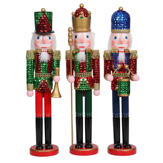 Wooden Nutcracker with Instruments