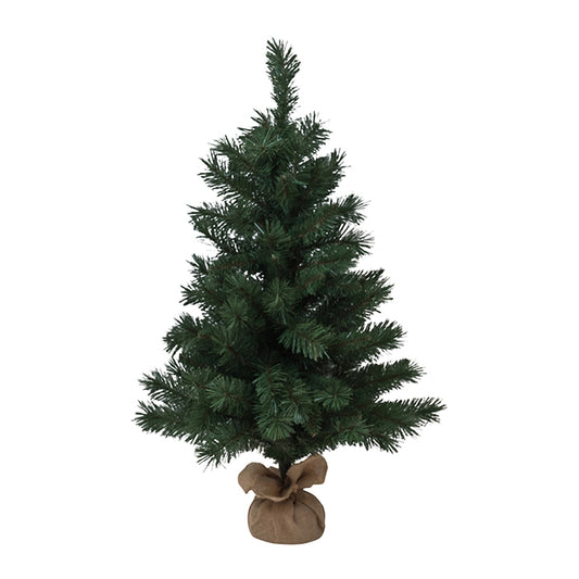 Ashbrooke Christmas Tree w/ Burlap Sack - Various Sizes