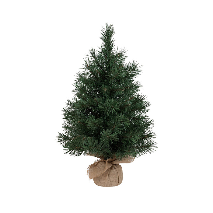 Ashbrooke Christmas Tree w/ Burlap Sack - Various Sizes