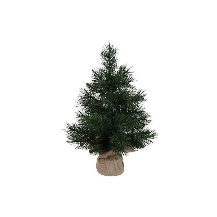 Ashbrooke Christmas Tree w/ Burlap Sack - Various Sizes