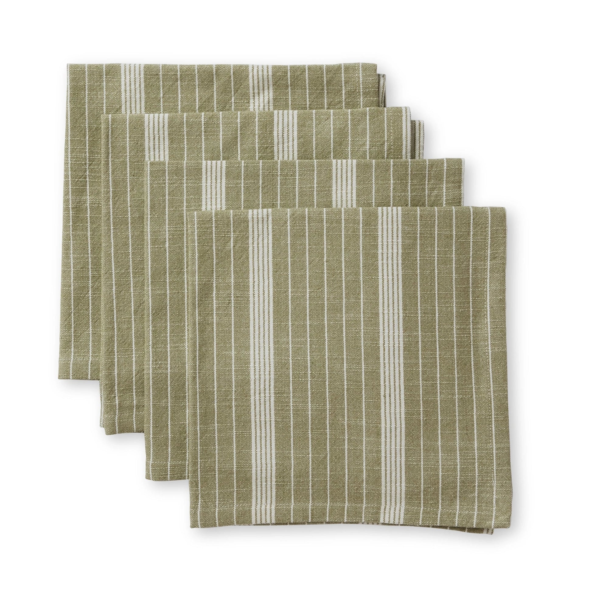 Abel Green Stripe Napkin Set of 4 - Deb's Hidden Treasures