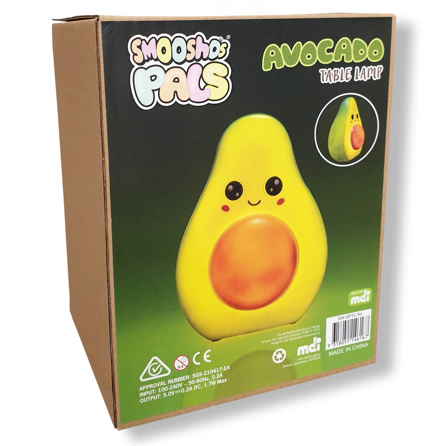 Smooshos Pals Avocado Table Lamp - Deb's Hidden Treasures