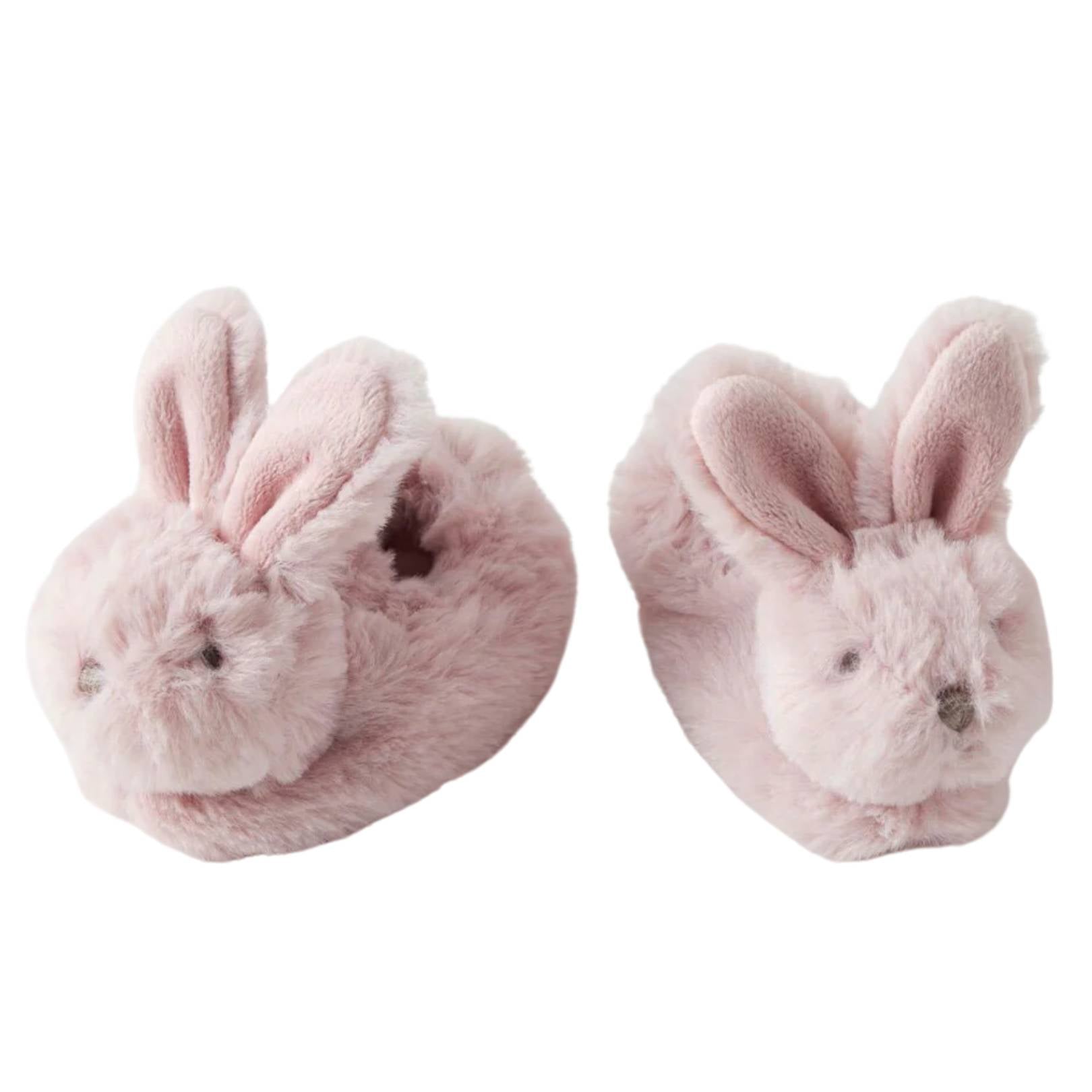 Some Bunny Loves You Baby Booties Pink