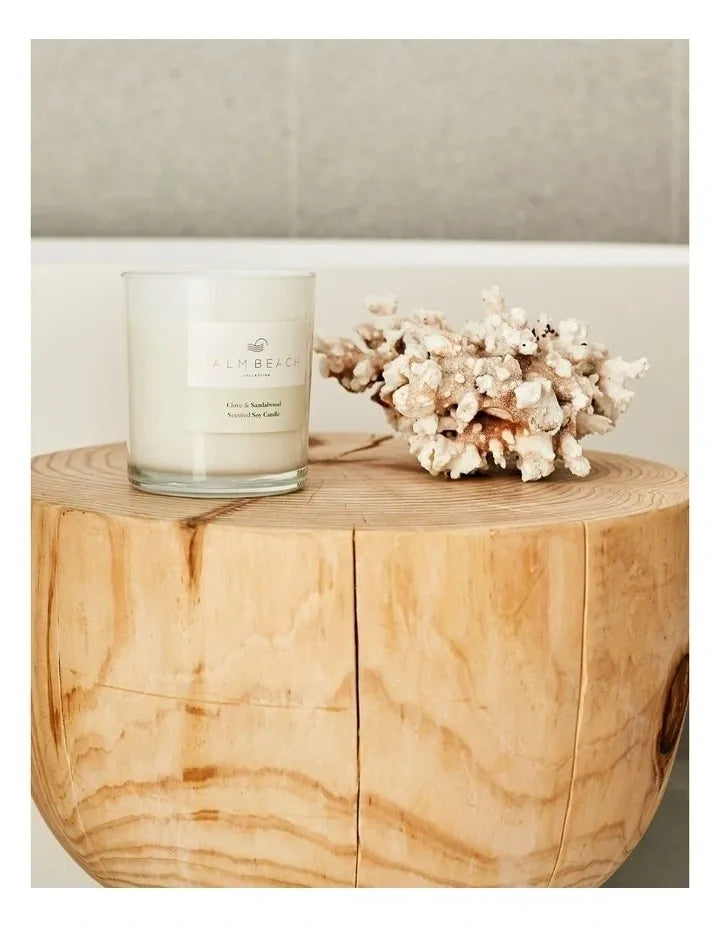 Clove & Sandalwood Scented Soy Candle - Deb's Hidden Treasures