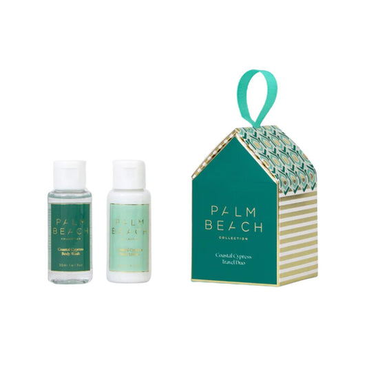 Coastal Cypress Gingerbread House Travel Duo